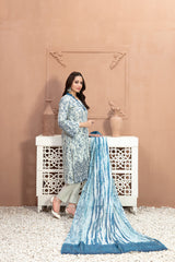 Dareen by Tawakkal Unstitched 3 Piece Emb Boring Lawn Collection'2023-D-9194