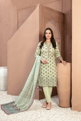 Dareen by Tawakkal Unstitched 3 Piece Emb Boring Lawn Collection'2023-D-9201