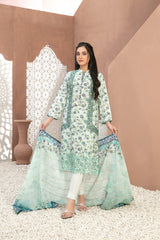 Dareen by Tawakkal Unstitched 3 Piece Emb Boring Lawn Collection'2023-D-9203