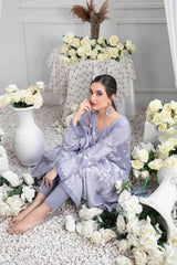 Afra by Tawakkal Unstitched 3 Piece Broshia Banarsi Lawn Collection'2023-A-9210