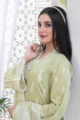 Afra by Tawakkal Unstitched 3 Piece Broshia Banarsi Lawn Collection'2023-A-9213