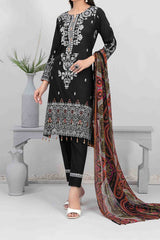Zuha By Tawakkal Unstitched 3 Piece Emb Lawn Print Collection'2024-D-9310