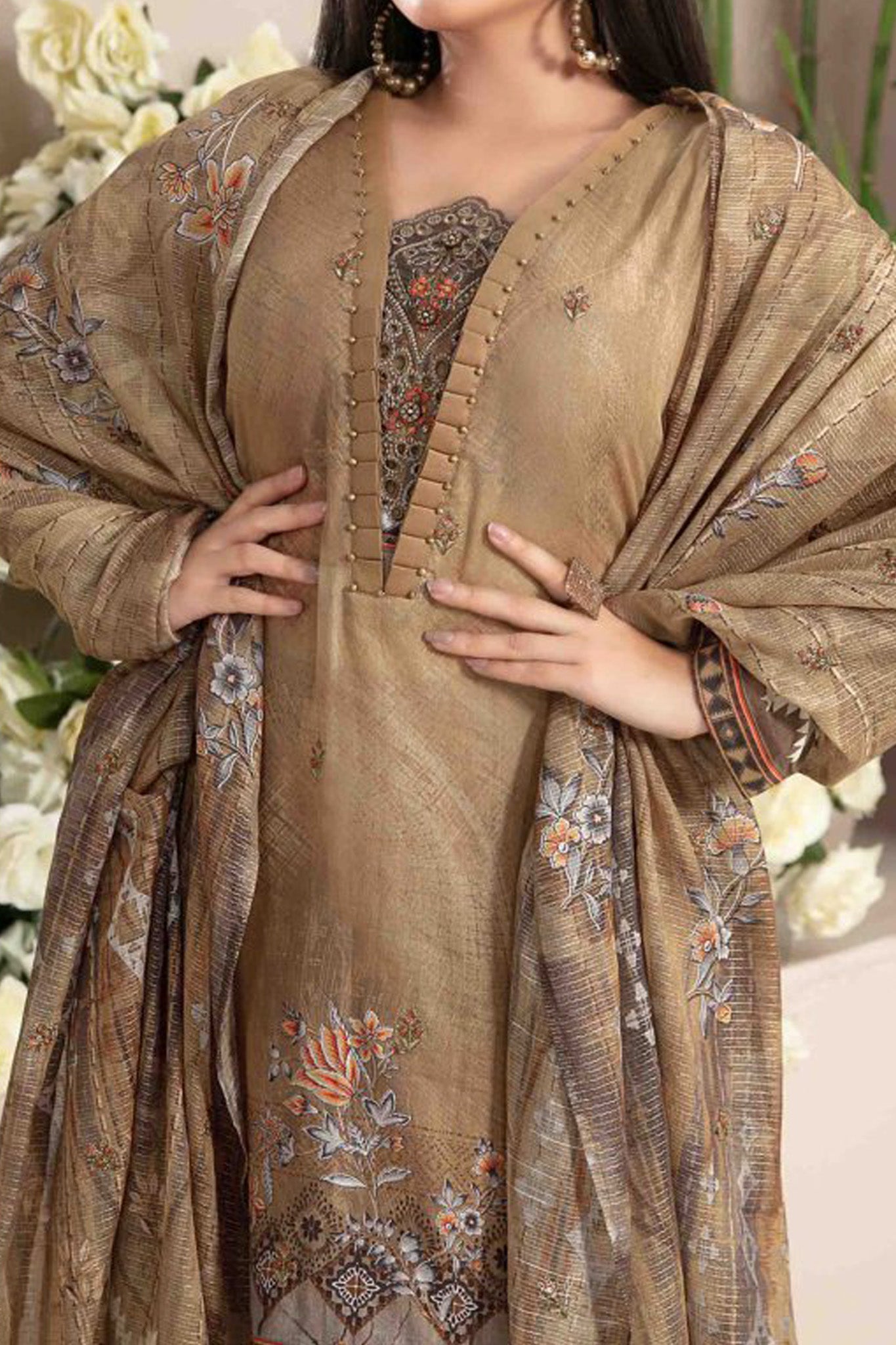 Roha By Tawakkal Unstitched 3 Piece Digital Lawn Collection'2024-D-9329