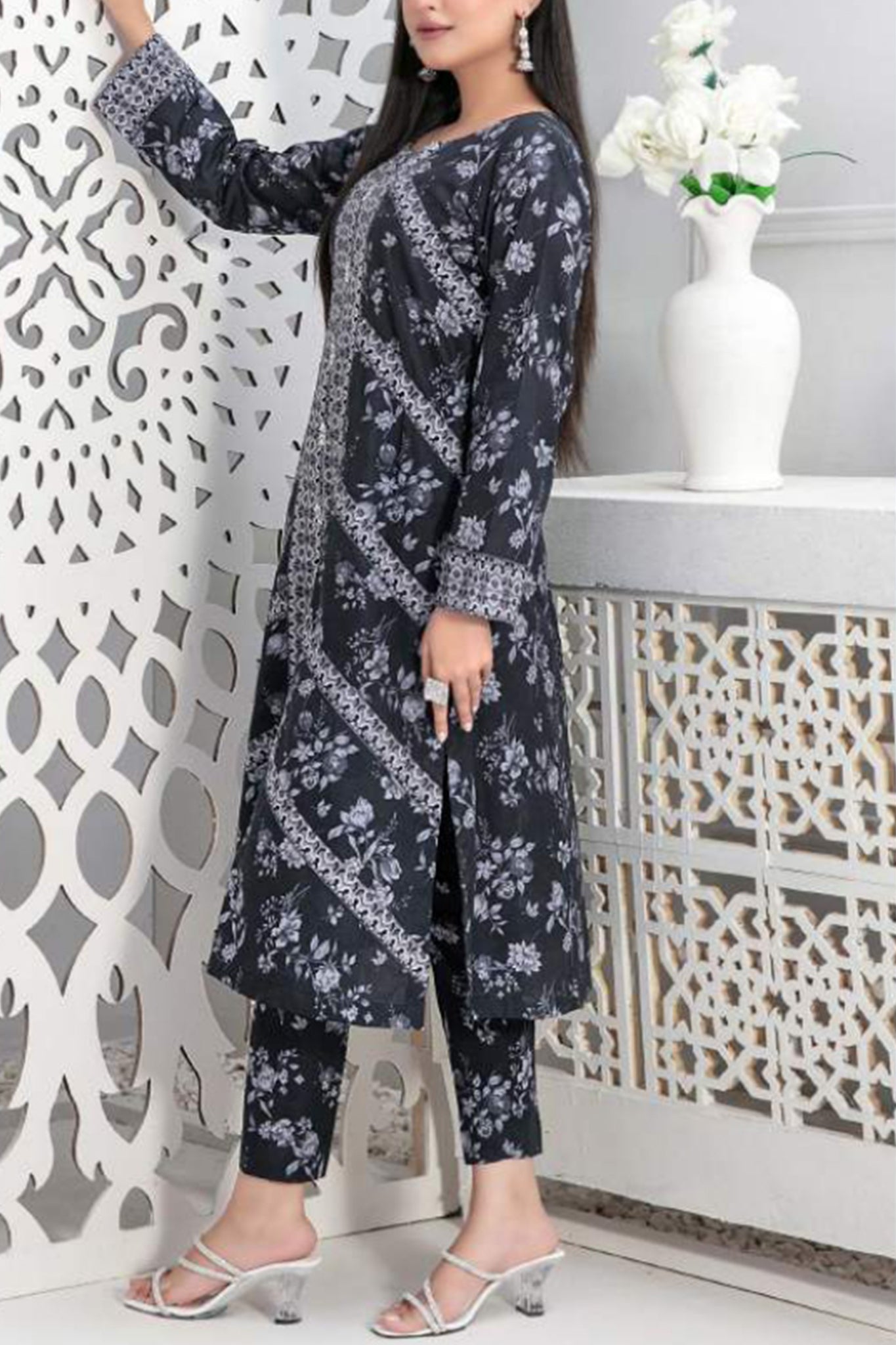 Sombre By Tawakkal Unstitched 2 Piece Digital Printed Lawn Collection'2024-D-9381