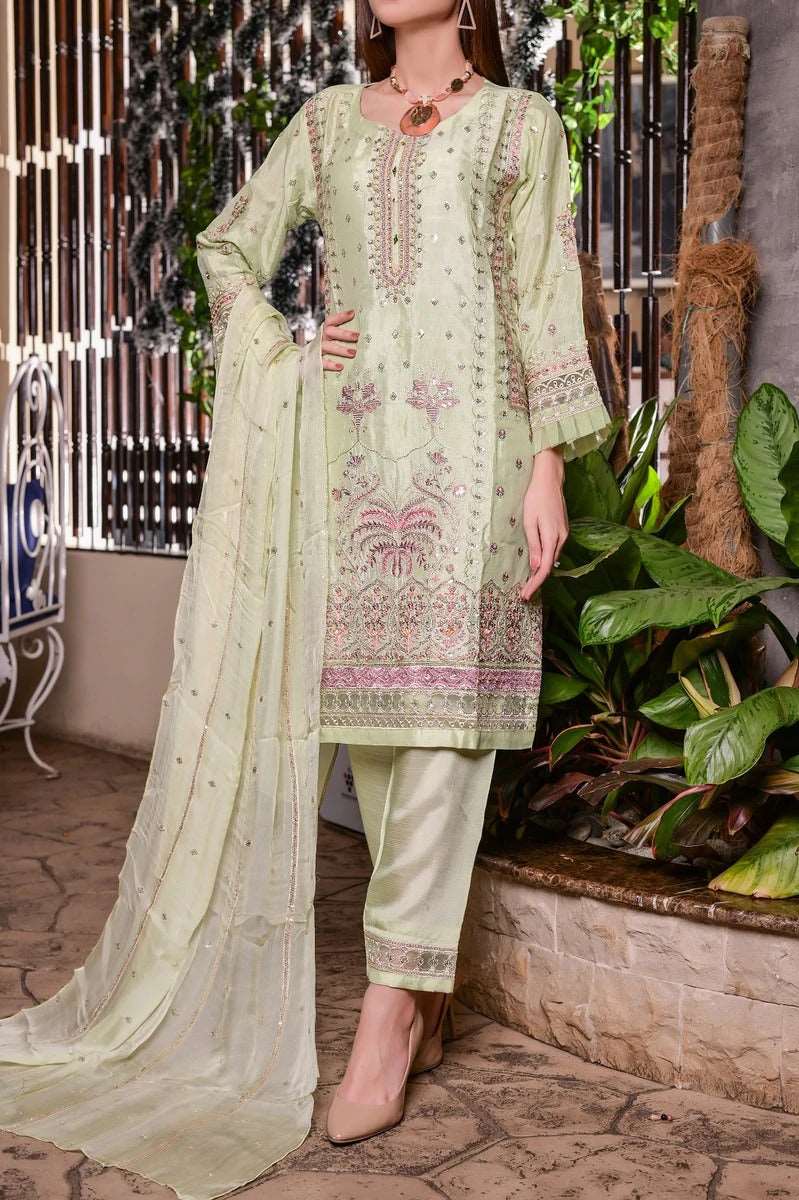 Aainahh by Amna Khadija Stitched 3 Piece Eid Lawn Vol-22 Collection'2022-AF-21-Pista
