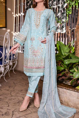 Aainahh by Amna Khadija Stitched 3 Piece Eid Lawn Vol-22 Collection'2022-AF-22-Ferozi
