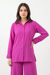 Amna Ali Nawaz Stitched 2 Piece-Fuchsia