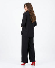 Amna Ali Nawaz Stitched 2 Piece-All Black