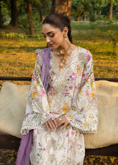 Tasawar By Crimson Unstitched 3 Piece Luxury Lawn Collection'2025-D-02-B-Petals And Promises