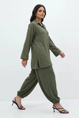 Amna Ali Nawaz Stitched 2 Piece-Forest