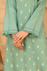 MYAURA Stitched 2 Piece Viscose Collection- Mint Green