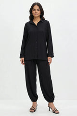 Amna Ali Nawaz Stitched 2 Piece-Black Swan
