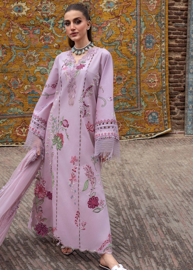 Tasawar By Crimson Unstitched 3 Piece Luxury Lawn Collection'2025-D-03-B-Mirror Garden