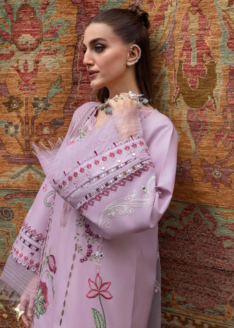 Tasawar By Crimson Unstitched 3 Piece Luxury Lawn Collection'2025-D-03-B-Mirror Garden