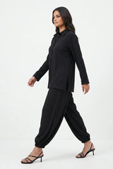 Amna Ali Nawaz Stitched 2 Piece-Black Swan