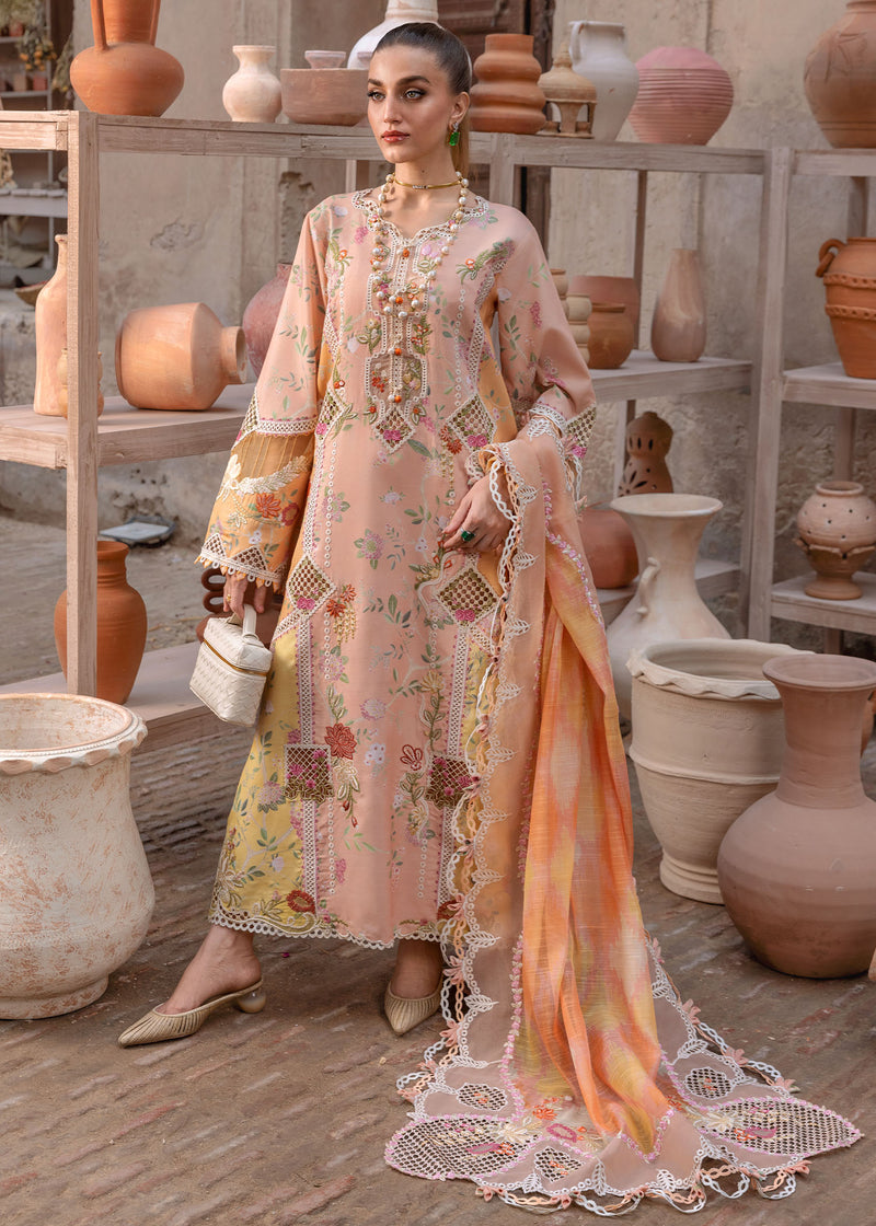 Tasawar By Crimson Unstitched 3 Piece Luxury Lawn Collection'2025-D-04-B-Bonjour And Bloom