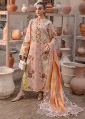 Tasawar By Crimson Unstitched 3 Piece Luxury Lawn Collection'2025-D-04-B-Bonjour And Bloom