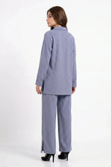 Amna Ali Nawaz Stitched 2 Piece-Ash