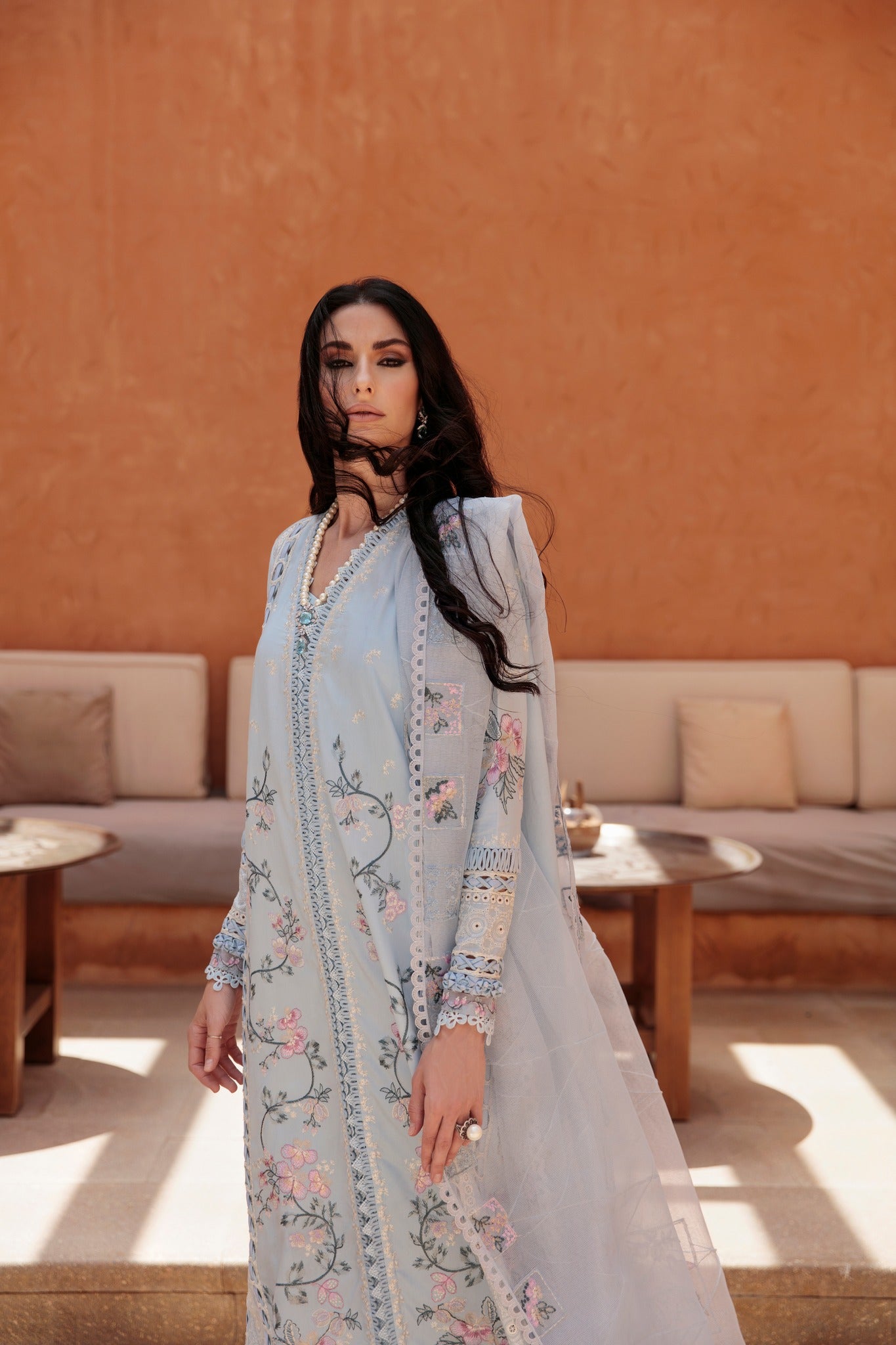 Rezene by Republic Unstitched 3 Piece Summer Lawn Vol II Collection'2023-D-05-B