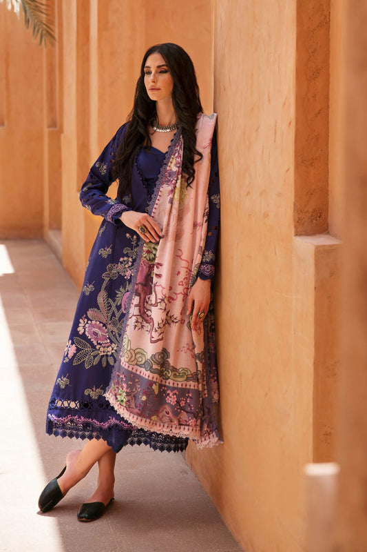 Rezene by Republic Unstitched 3 Piece Summer Lawn Vol II Collection'2023-D-07-A