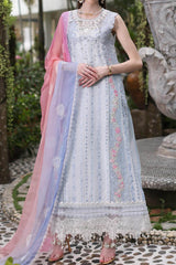 Noor By Saadia Asad Unstitched 3 Piece Luxury Chikankari Lawn'2024-D-07-A