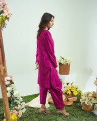 Dhaga Stitched 2 Piece Lawn Suit-Matching separate 0046
