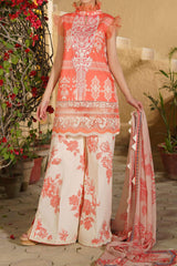 Meraki by Asifa N Nabeel Unstitched 3 Piece Lawn Collection'2024-Dahlia
