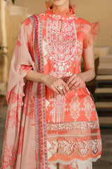 Meraki by Asifa N Nabeel Unstitched 3 Piece Lawn Collection'2024-Dahlia