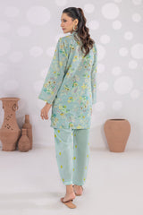 Basic Essentials By Dor Stitched Co Ords Digital Printed Cotton Collection'2025-DBEC-04-Mint