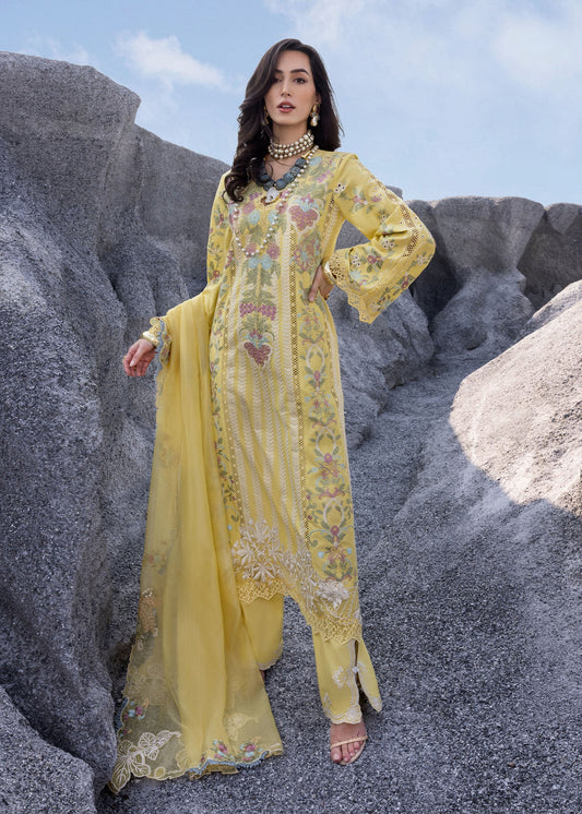 Saira Shakira Unstitched 3 Piece Luxury Lawn Collection'2025-DILARA-B