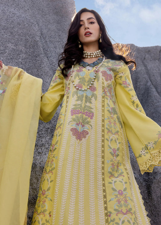 Saira Shakira Unstitched 3 Piece Luxury Lawn Collection'2025-DILARA-B