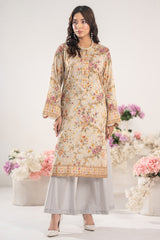 Odyssey By Dor Stitched Co Ords Printed Jacquard Chapter-01 Collection'2025-DJOC-06-Cream