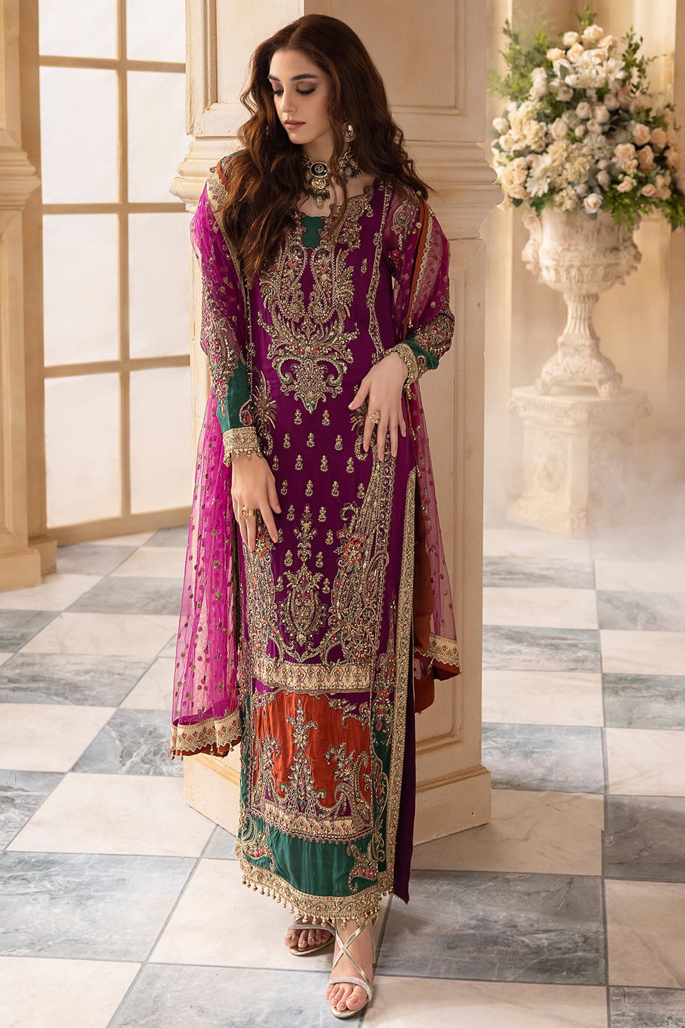 Dastan E Jashan By Charizma Unstitched 3 Piece Premium Chiffon Limited Edition Vol-02 Collection'2024-DJW4-08