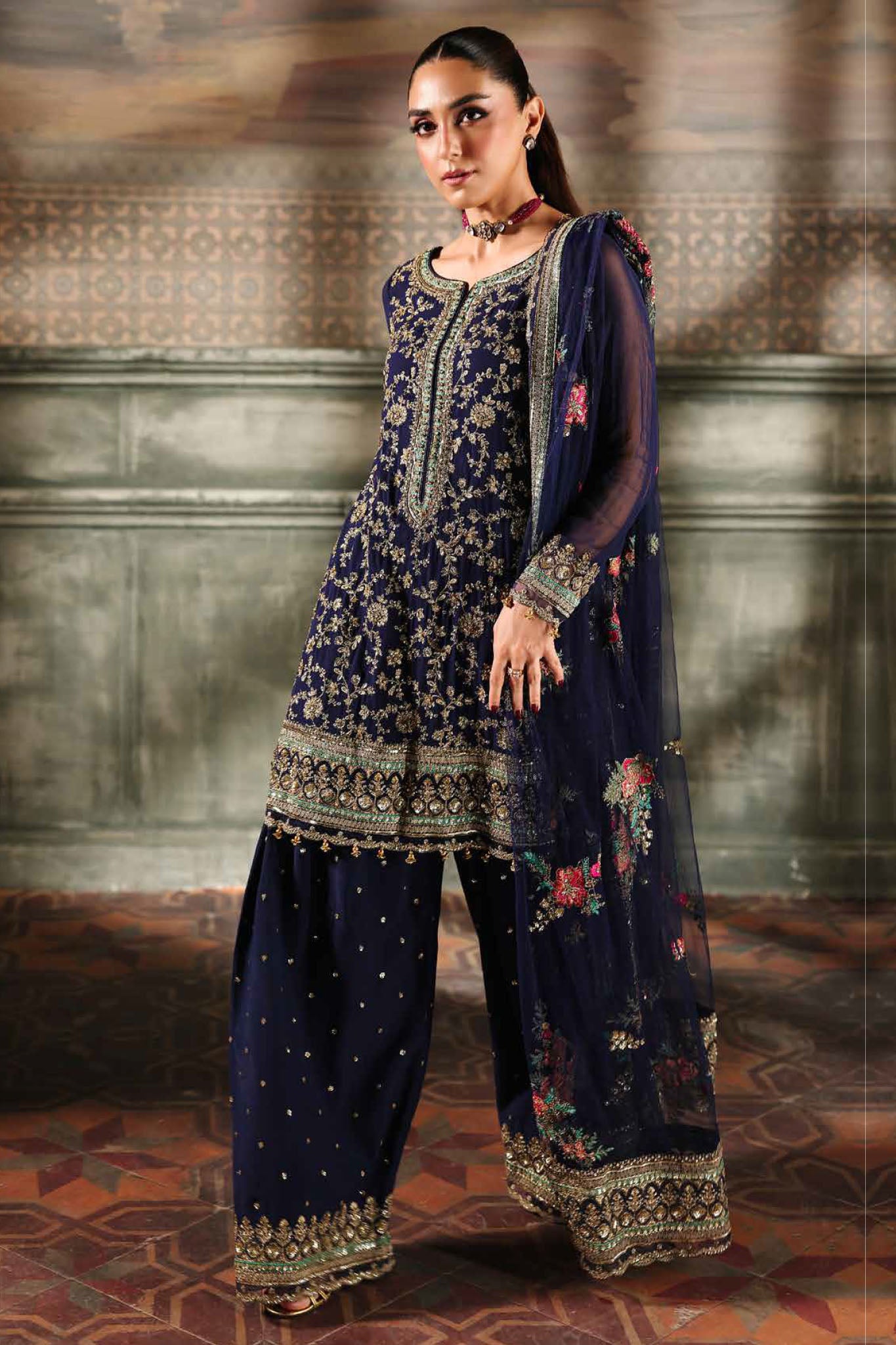 Dastan E Jashan By Charizma Unstitched 3 Piece Chiffon Limited Edition Vol-01 Collection'2025-DJW5-01