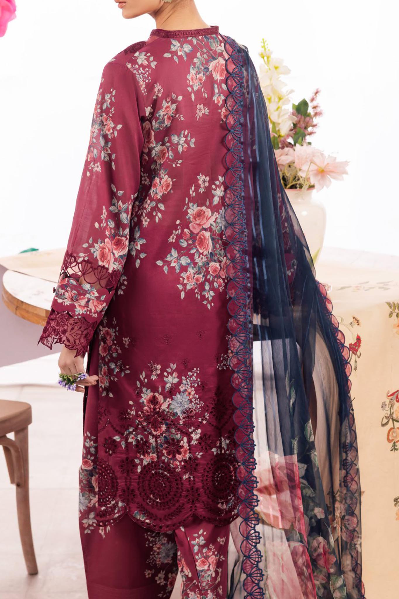 Dahlia by Iznik Unstitched 3 Piece Printed Lawn Collection'2024-DL-11-Solistice