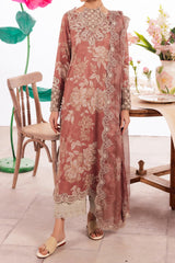 Dahlia by Iznik Unstitched 3 Piece Printed Lawn Collection'2024-DL-12-Saffron