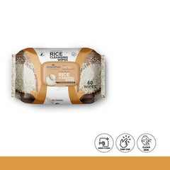 Dream Pure Hydro Boost Rice Cleansing Wipes - 60 Wipes