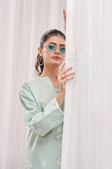 Pret Essentials By Dor Stitched Co Ords Embroidred Edit Collection'2025-DPEC-03-Mint
