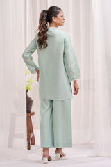 Pret Essentials By Dor Stitched Co Ords Embroidred Edit Collection'2025-DPEC-03-Mint