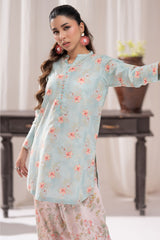 Daily Pret By Dor Stitched Co Ords Printed Vol-03 Suit-DPEC3-01-Sky Blue