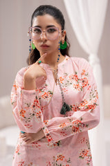 Daily Pret By Dor Stitched Co Ords Printed Vol-03 Collection'2025-DPEC3-02-Pink