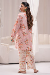 Daily Pret By Dor Stitched Co Ords Printed Vol-03 Collection'2025-DPEC3-02-Pink