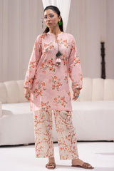 Daily Pret By Dor Stitched Co Ords Printed Vol-03 Collection'2025-DPEC3-02-Pink