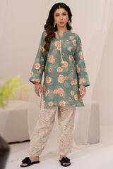 Daily Pret By Dor Stitched Co Ords Printed Vol-03 Collection'2025-DPEC3-03-Teal