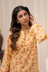Daily Pret By Dor Stitched Co Ords Printed Vol-03 Collection'2025-DPEC3-04-Sun Flower