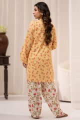 Daily Pret By Dor Stitched Co Ords Printed Vol-03 Collection'2025-DPEC3-04-Sun Flower