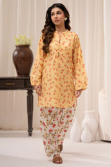 Daily Pret By Dor Stitched Co Ords Printed Vol-03 Collection'2025-DPEC3-04-Sun Flower