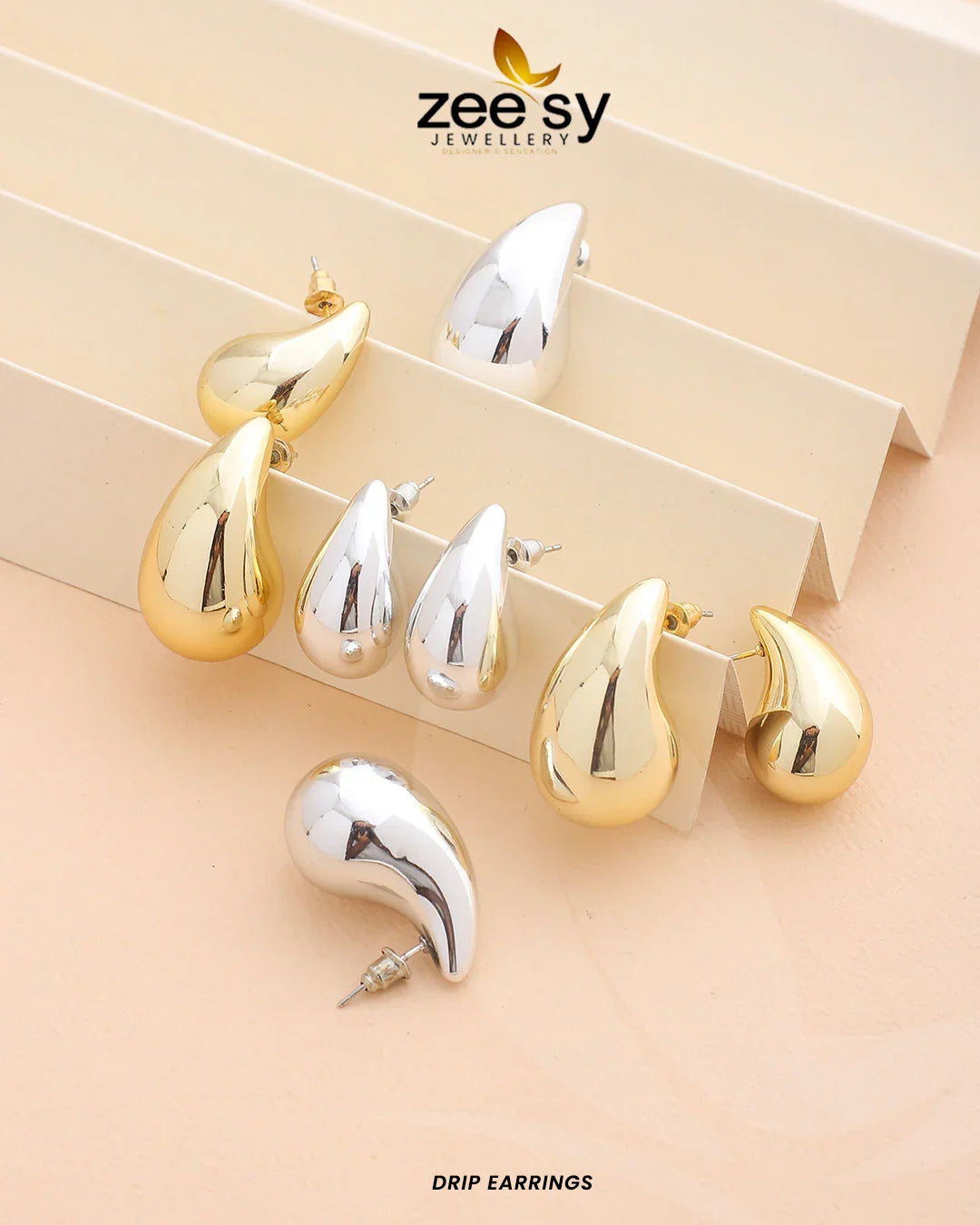 Drip Earrings - Zeesy Jewellery