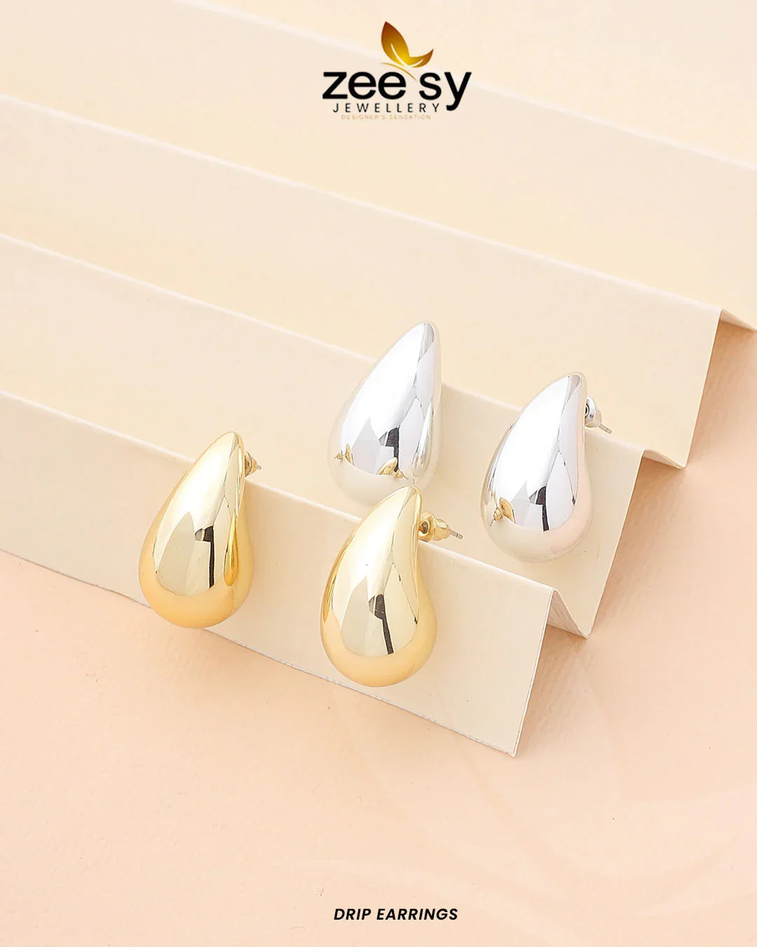 Drip Earrings - Zeesy Jewellery