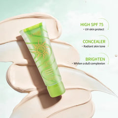 Dr Rashel-Aloe Vera Dual-Tube Multi-Effect Bb Sunscreen Spf75-Drl-2029